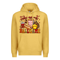 Antique Gold take me out to the ball game softball Premium Hoodie - Jasminsmagicworld