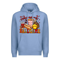 Colony Blue take me out to the ball game softball Premium Hoodie - Jasminsmagicworld