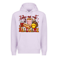 Lilac take me out to the ball game softball Premium Hoodie - Jasminsmagicworld