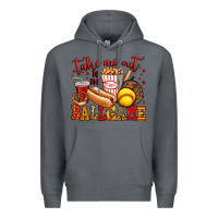 Rock take me out to the ball game softball Premium Hoodie - Jasminsmagicworld