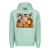 Seafoam take me out to the ball game softball Premium Hoodie - Jasminsmagicworld