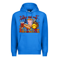 True Royal take me out to the ball game softball Premium Hoodie - Jasminsmagicworld