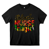 Black black nurse magic Heavy Core Tee - LillyAllenDesigns