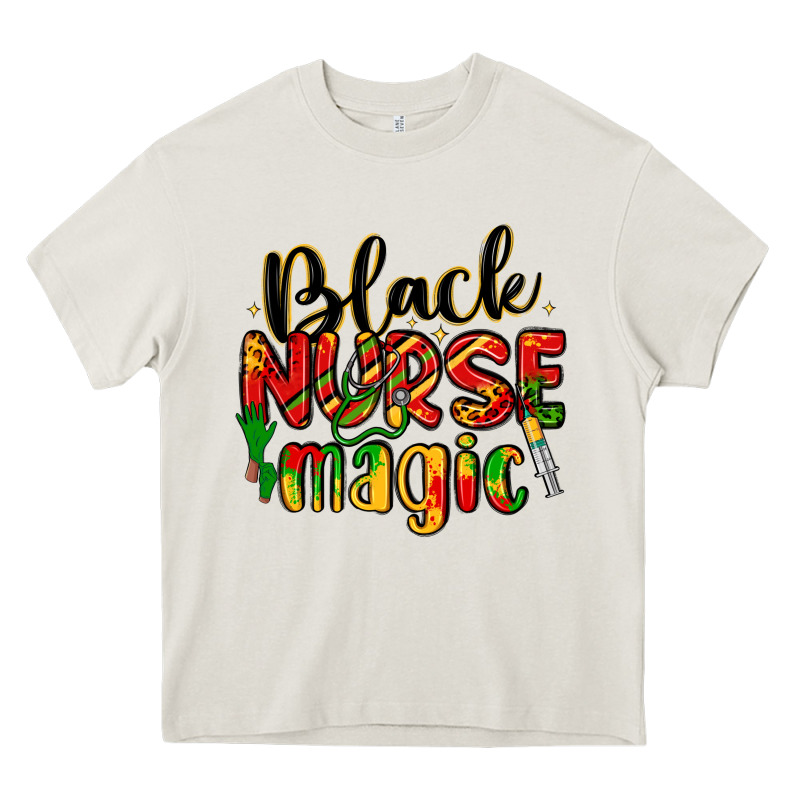 Black Nurse Magic Heavy Core Tee by LillyAllenDesigns | Teevron