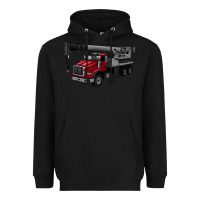 Black crane truck Heavyweight Hoodie - Artiststas