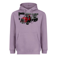 Lavender crane truck Heavyweight Hoodie - Artiststas