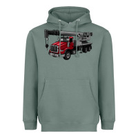 Sage crane truck Heavyweight Hoodie - Artiststas