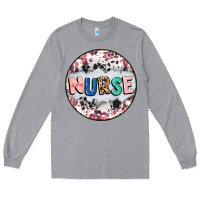 Heather Grey nurse coaster Long Sleeve Tee - CowGirlArtShop