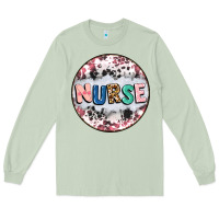 Matcha nurse coaster Long Sleeve Tee - CowGirlArtShop