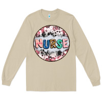Mushroom nurse coaster Long Sleeve Tee - CowGirlArtShop