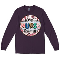 Plum nurse coaster Long Sleeve Tee - CowGirlArtShop