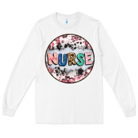 White nurse coaster Long Sleeve Tee - CowGirlArtShop