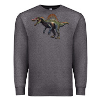 Charcoal Heather spinosaurus Premium Sweatshirt - Artiststas