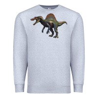 Heather Grey spinosaurus Premium Sweatshirt - Artiststas