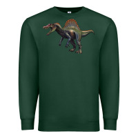 Sports Green spinosaurus Premium Sweatshirt - Artiststas