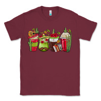 Burgundy Mexico Coffee Cups Classic Tee - texasbilliewilder