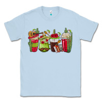 Dusty Blue Mexico Coffee Cups Classic Tee - texasbilliewilder