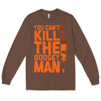Chestnut oogeyman halloween horror distressed quote orange Long Sleeve Tee - minhPixels