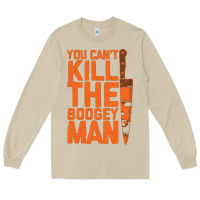 Mushroom oogeyman halloween horror distressed quote orange Long Sleeve Tee - minhPixels