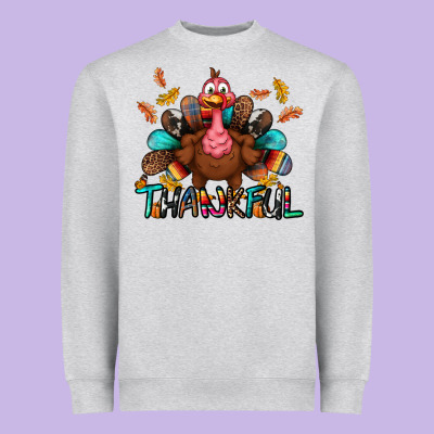 Thankful Heavyweight Sweatshirt Designed By Bundleandbundleshop