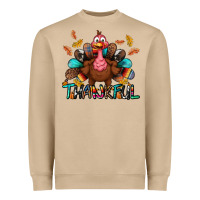 Mushroom Thankful Heavyweight Sweatshirt - BundleAndBundleShop