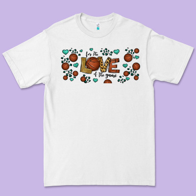 For The Love Of The Game Basketball Premium Tee Designed By Jasminsmagicworld