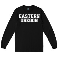 Black Eastern Oregon Athletic University College Alumni Long Sleeve Tee - minhPixels