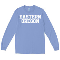 Colony Blue Eastern Oregon Athletic University College Alumni Long Sleeve Tee - minhPixels