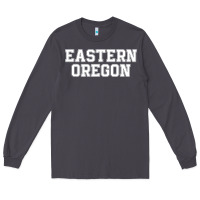 Smoke Eastern Oregon Athletic University College Alumni Long Sleeve Tee - minhPixels