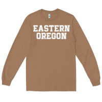 Toasted Coconut Eastern Oregon Athletic University College Alumni Long Sleeve Tee - minhPixels