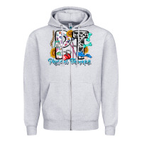 Heather Grey pt therapy Zipper Hoodie - CowhideDigitalArt