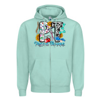 Seafoam pt therapy Zipper Hoodie - CowhideDigitalArt