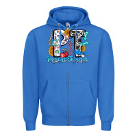 True Royal pt therapy Zipper Hoodie - CowhideDigitalArt