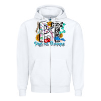 White pt therapy Zipper Hoodie - CowhideDigitalArt