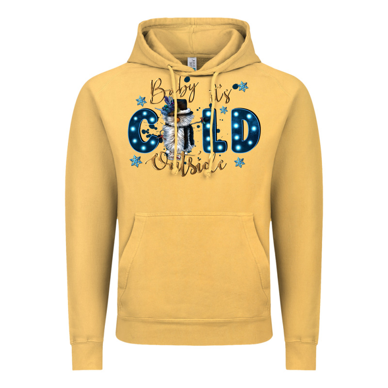 Baby Its Cold Outside Vintage Hoodie by CowGirlArtShop | Teevron