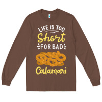 Chestnut Calamari Squid Seafood Long Sleeve Tee - minhPixels