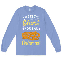 Colony Blue Calamari Squid Seafood Long Sleeve Tee - minhPixels