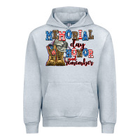 Heather Grey memorial day honor and remember Urban Hoodie - AdoDesignShop