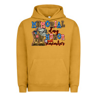 Pigment Peanut Butter memorial day honor and remember Urban Hoodie - AdoDesignShop