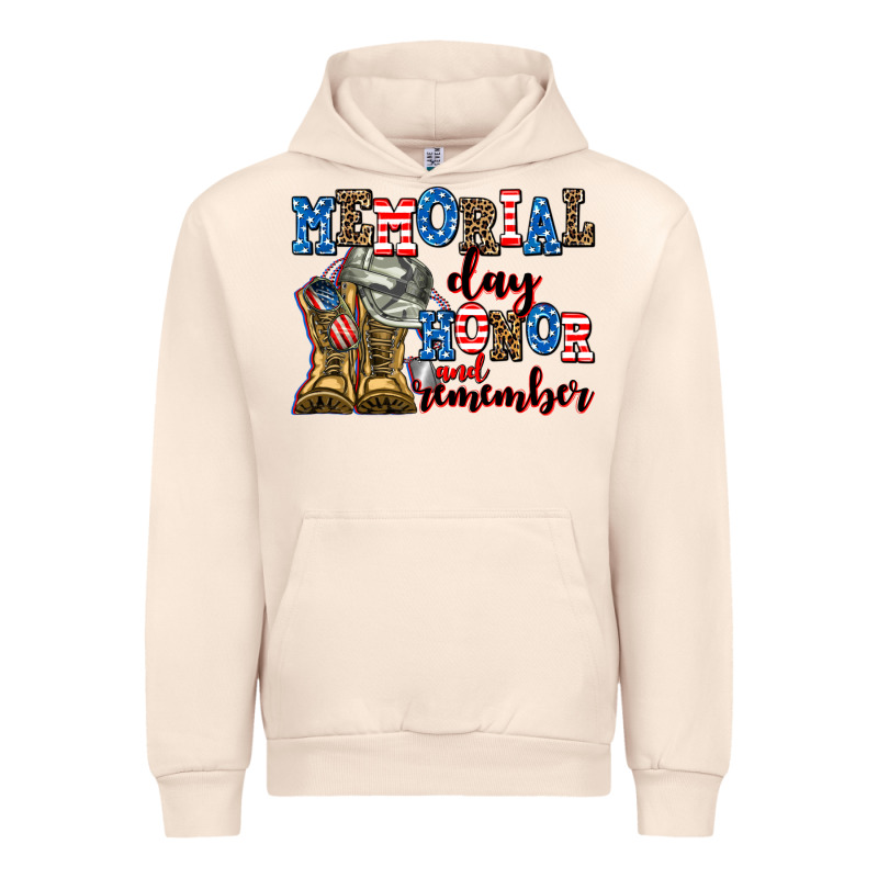 Memorial Day Honor And Remember Urban Hoodie by AdoDesignShop | Teevron