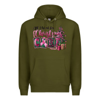 Army Green all i want for christmas is cure Premium Hoodie - FaDigitalArtStudio