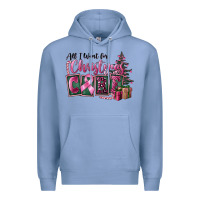 Colony Blue all i want for christmas is cure Premium Hoodie - FaDigitalArtStudio