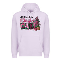 Lilac all i want for christmas is cure Premium Hoodie - FaDigitalArtStudio