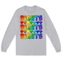 Moon Dust Rights rights rights pride Long Sleeve Tee - CowGirlArtShop
