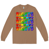 Toasted Coconut Rights rights rights pride Long Sleeve Tee - CowGirlArtShop