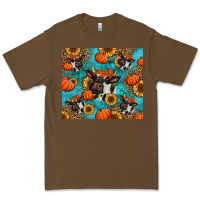 Cacao autumn pumpkins holstein cow Premium Tee - Jasminsmagicworld
