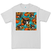 Dove Grey autumn pumpkins holstein cow Premium Tee - Jasminsmagicworld