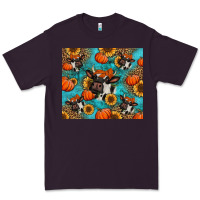 Plum autumn pumpkins holstein cow Premium Tee - Jasminsmagicworld