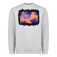 Halloween Spider Web Background Heavyweight Sweatshirt | Teevron