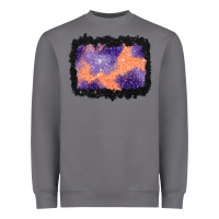Storm halloween spider web background Heavyweight Sweatshirt - BundleAndBundleShop